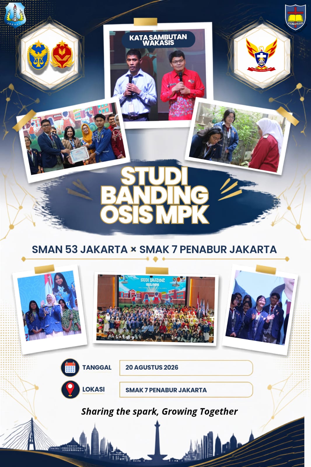 ✨ STUDI BANDING OSIS-MPK: SMAN 53 JAKARTA X SMAK 7 PENABUR JAKARTA ✨